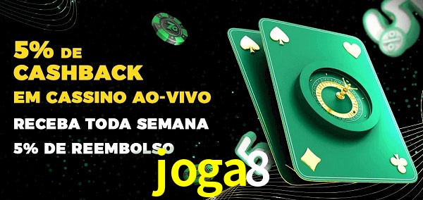 Promoções do cassino ao Vivo joga8